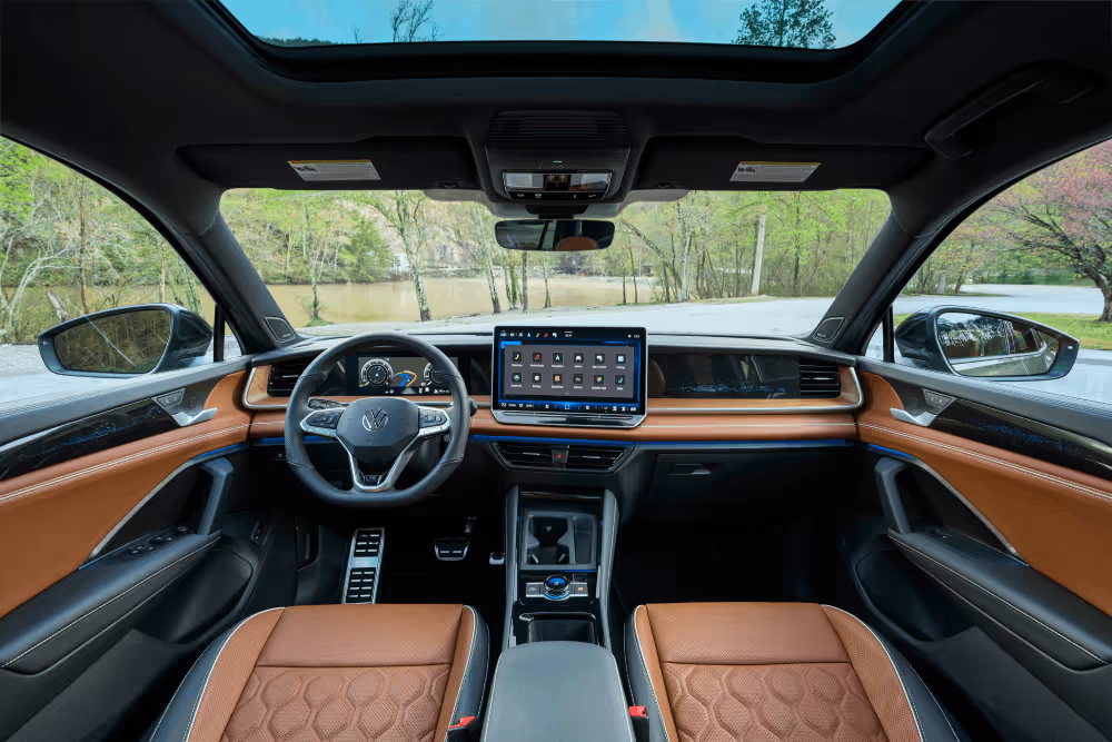 Interiör i Volkswagen Tiguan
