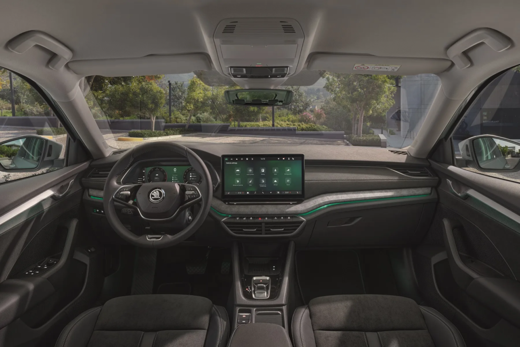 Interiör i Škoda Octavia Combi